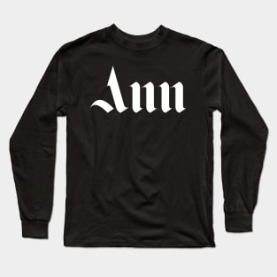 ann Long Sleeve T-Shirt